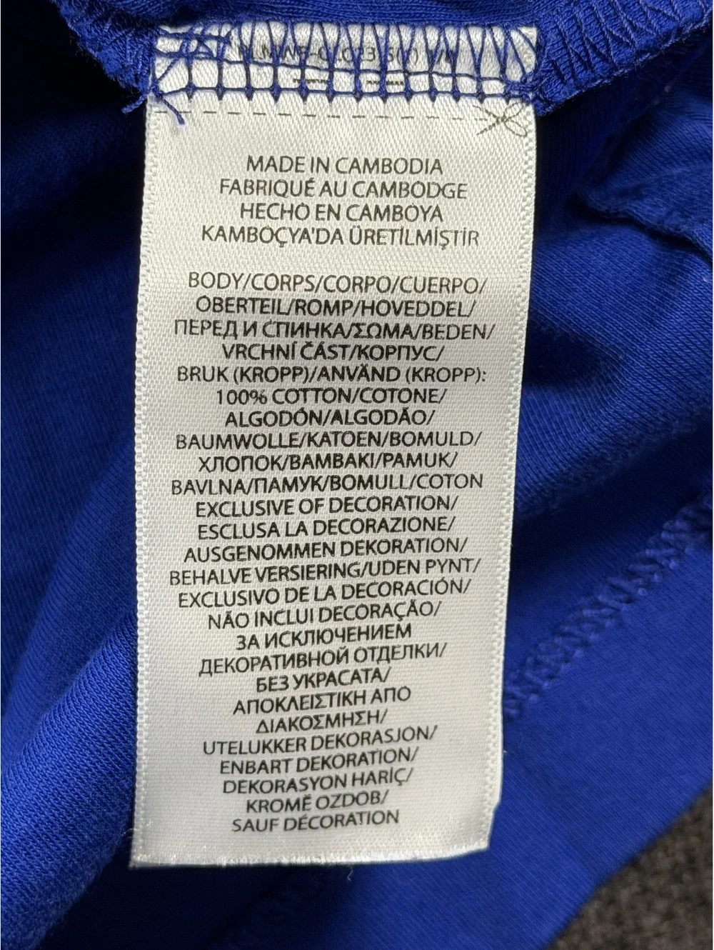 Polo Ralph Lauren Classic Fit Blue Cotton Polo Shirt Medium